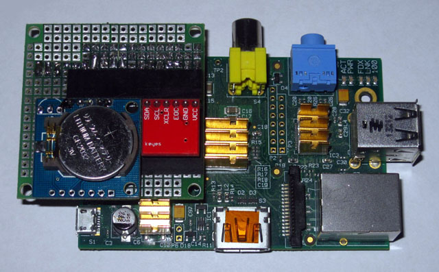 DS1307 Raspberry Pi плата 