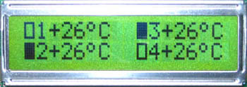 LCD терморегулятора